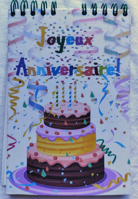 Carnet 9x13 cm à l'italienne